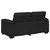 Vidaxl Dvosed črne barve 160x81x84 cm blago