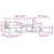 Set vanjskih sofa 4 kom. Prirodna i antracit