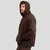 GymBeam Unstoppable Hoodie Brown