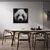 Slika panda na črnem ozadju - 40x40