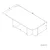 Hanah Home Klub sto Becaj, 120x41.4x60 cm, Bež