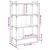 Regal za knjige 4 razine smeđa boja hrasta 76x32x123 cm drveni
