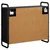 vidaXL Viseca kopalniška omarica Črni hrast 64 x 20 x 56,5 cm