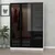 Hanah home Ormar Kale 135x190x52cm Belo-Crni