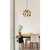 Globo 15759H - Luster na sajli MIKA 1xE27/40W/230V, prečnik 40 cm