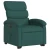 Električni masažni naslonjač na podizanje tkanina tamnozeleni