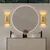 Opviq Zidna lampa Bera-15312, 15x30x11cm, IP20, Zlatna boje
