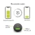 Goobay Dual-USB Auto Fast Charger USB-C črn avtomobilski polnilnik