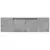 Zidni TV ormarić s LED svjetlima boja betona 135x31x39,5 cm