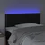 LED uzglavlje crno 80 x 5 x 78/88 cm od umjetne kože