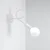Sollux SL.1430 - Zidna lampa LOOP 1xE27/15W/230V bela