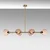 Opviq Luster Benek-15-14483, 103x40x74cm, IP20, Zlatno-roze boje