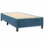 Den Box spring postelja z vzmetnico temno modra 80x200 cm ža
