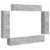 TV ormar 8 pcs Betonski sivi