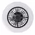Rabalux Plafonjera sa ventilatorom Dalfon2, 48W, 48,5cm, 3000-6000K, Crno-bela