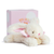 Plyšový zajačik Lapin Bonbon Doudou et Compagnie ružový 16 cm v darčekovom balení od 0 mes DC3375