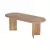 Hanah Home Trpezarijski sto Sabella, 200x75x90 cm, Boja hrasta