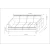 Atelier del Sofa Trosed na razvlačenje Polya 205x86x75cm Bež