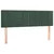 Vidaxl Box spring postelja z vzmetnico temno zelena 140x200 cm žamet