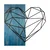 Sayvan-i Huzur -1 - Blue, Black BlueBlack Decorative Wooden Wall Accessory
