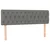 Vidaxl Box spring posteljni z vzmetnico temno siv 140x190 cm blago