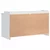 Klupa za predsoblje SANDNES 87x40x50 cm od masivne borovine