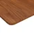 Četvrtasta stolna ploča tamnosmeđa 80x80x1,5 cm tretirani hrast