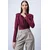 Trend Alacati Stili Ženska bluza Alc-X15063, Bordo