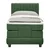 Boxspring Krevet Dixon 90/200 cm , tamnozelena