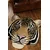 Volnena preproga Doing Goods Rajah Tiger Head