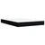 Vidaxl Box spring postelja z vzmetnico črna 160x200 cm blago