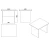 Hanah Home Klub sto Vo2-Ba, 60x46.3x50 cm, Braon