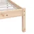 Vidaxl Posteljni okvir 90x190 cm trdna borovina