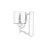 Opviq Zidna lampa AP-4162-1E, 22x14x18cm, IP20, Crno-zlatna boje