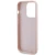 Originalen ovitek Guess za iPhone 15 Pro Max  Quilted Metal Logo - Roza
