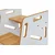 Step stool - bela, prirodna bela