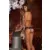 René Rofé 2 PC Lace Peek-A-Boo Bra & Crotchless Panty Set 216 M/L