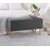 Atelier del Sofa Tabure Glend, 100x50x43cm, Tamnosivi