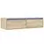 TV ormarić s LED svjetlima boja hrasta sonome 100X35,5x25 cm