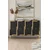 Hanah Home komoda Seza 120, 120 cm, antracit / zlatna