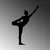Wallity Zidna dekoracija Yoga 19, 42x60 cm, 1.5 mm, Crna