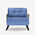 Atelier del Sofa Fotelja Sando 175x60?cm Plava