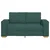 Vidaxl Dvosed temno zelen 160x78x84 cm blago