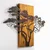 Aberto Design Zidna dekoracija Acacia Tree - 387-A, 90x58x3 cm, Smeđe boje