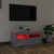TV ormarić s LED svjetlima siva boja betona 90 x 35 x 40 cm