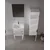 HANAH HOME Kupatilski ormarić sa umivaonikom i ogledalom (2 komada) Purus 55 317
