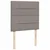 Vidaxl Box spring postelja z vzmetnico taupe 80x200 cm blago
