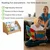 Hanah Home Polica za knjige, 57x38x34cm, Bela