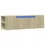 Zidni TV ormarić s LED svjetlima boja hrasta 135x31x39,5 cm