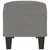Vidaxl Klop temno siva 100x35x41 cm blago